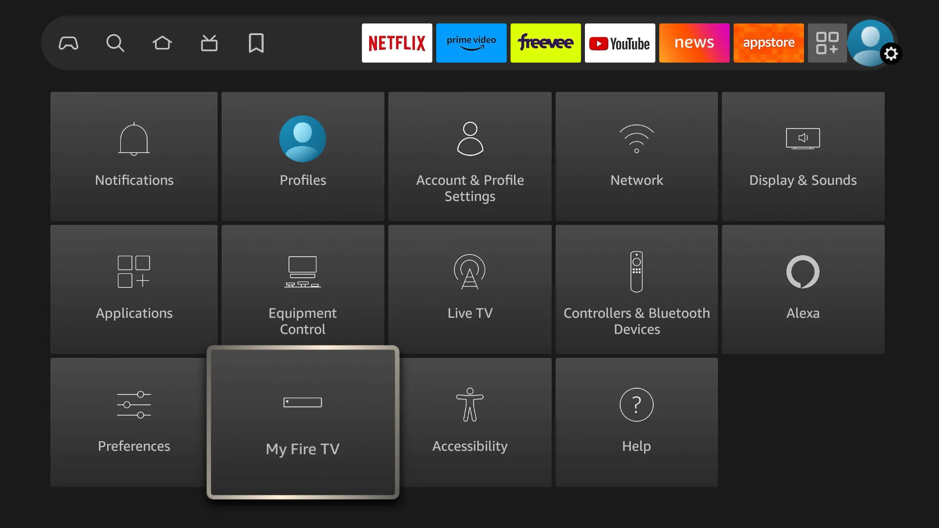 My Fire TV Settings